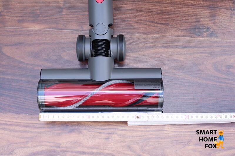 Ширина электрической щетки измеряется линейкой